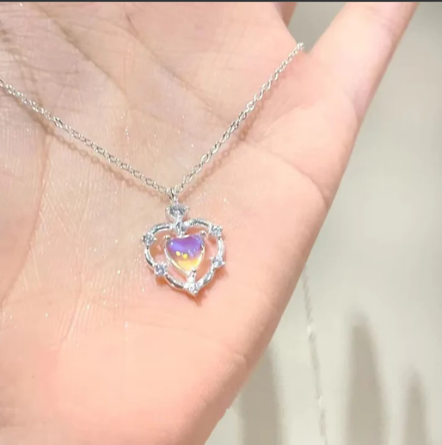 Double Heart Silver