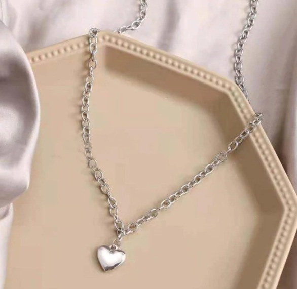 Silver Foiled Heart