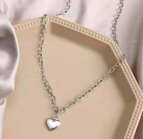 Silver Foiled Heart