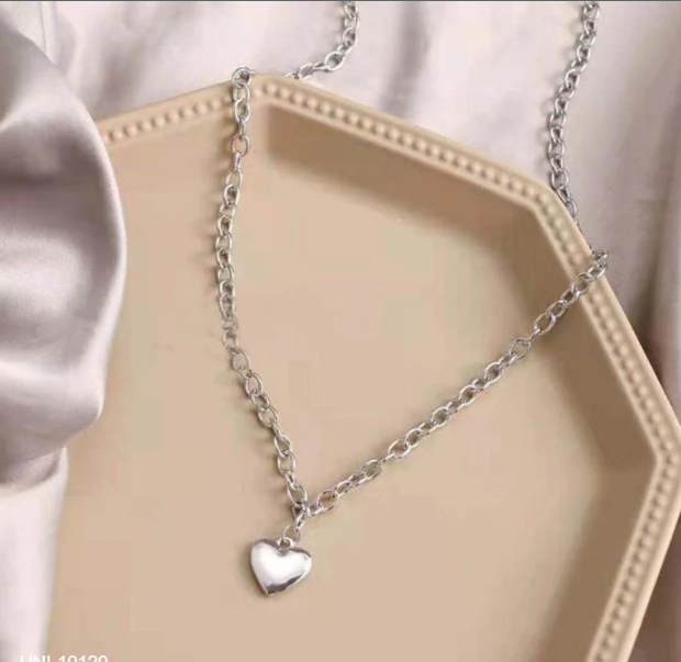 Silver Foiled Heart