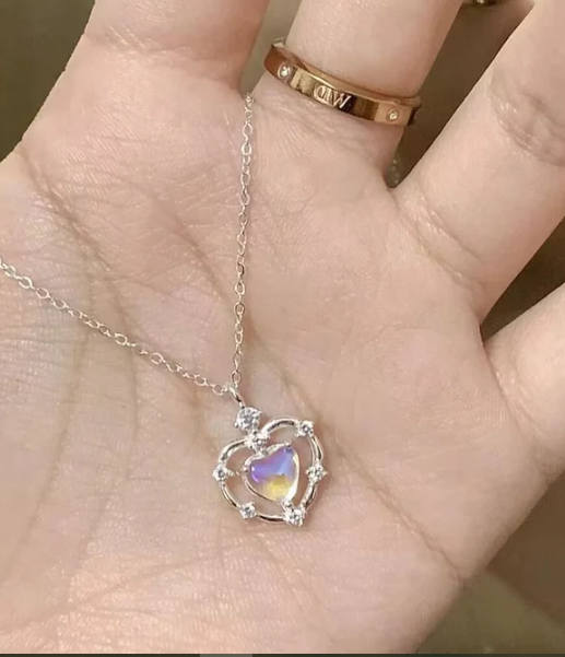 Double Heart Silver