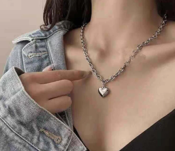 Silver Foiled Heart